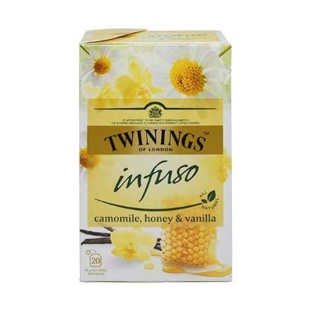 Te Manzanilla Miel Vainilla Twinings paquete 20 sobres