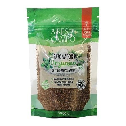 Sazonador Sal y Oregano Silvestre Aires del Campo 80g