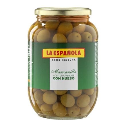 Aceituna Verde con Hueso La Española 835 Fco